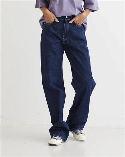  Carla Indigo Jeans - Washed Blue - Woodbird